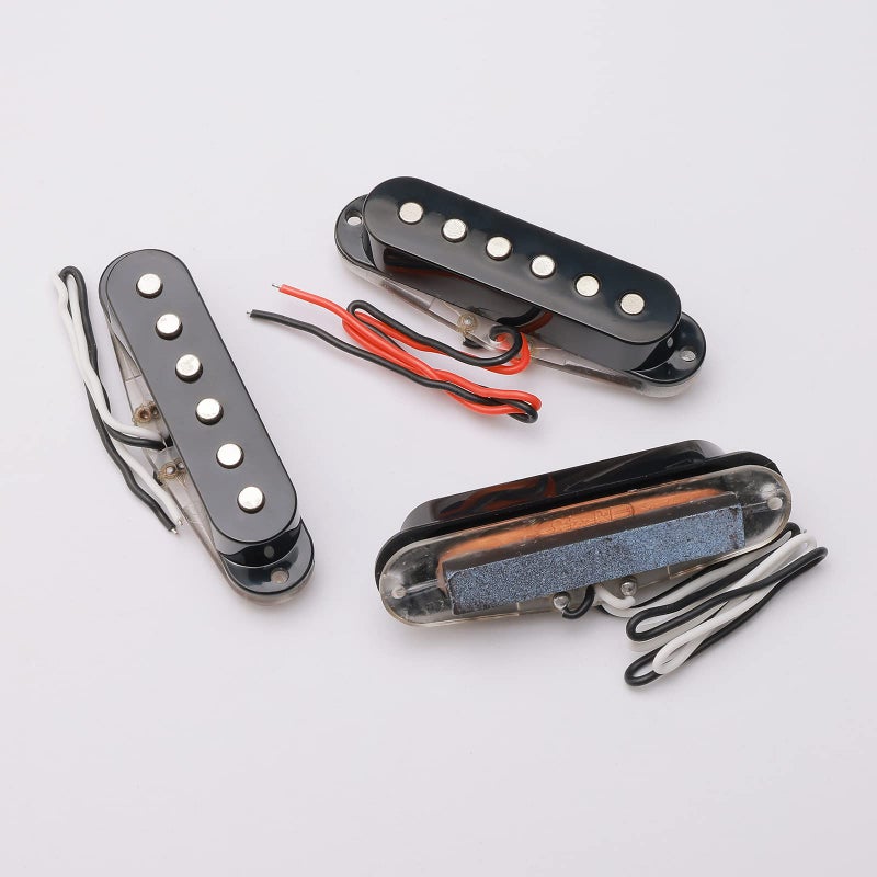 Swhmc SSS Single Coil Pickup Set for Strat Style Guitar - Copper & Black (Neck/Middle/Bridge, 5.75K-6.25K Output) - Image 5